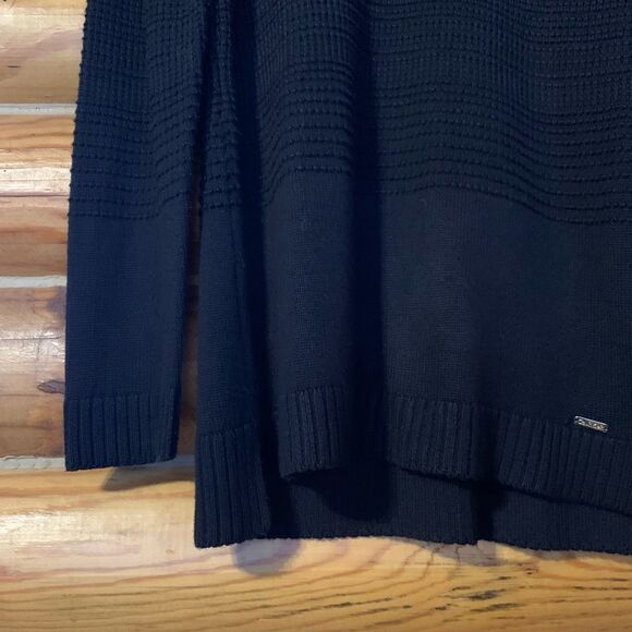 Calvin Klein Cowlneck Black Tunic Sweater Size Medium - Picture 5 of 11